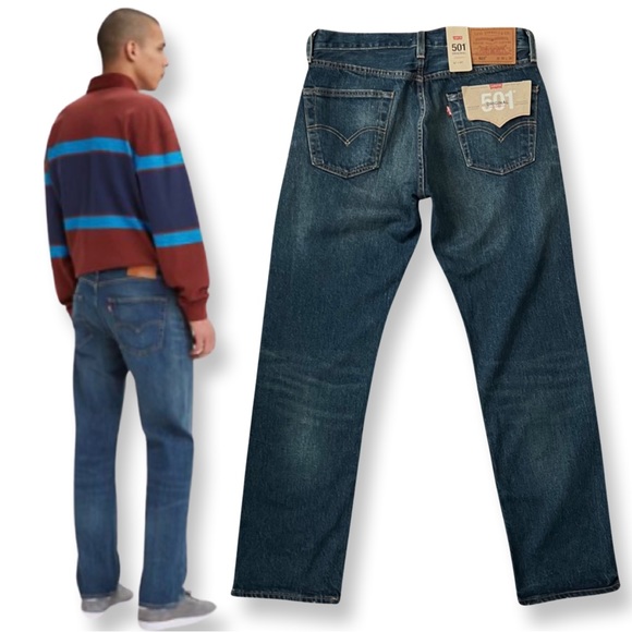 LEVI’S® PREMIUM 501® ORIGINAL JEANS - Picture 5 of 16